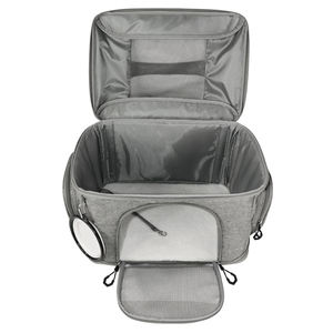 Sac à bandoulière classique et pratique pour animaux de compagnie, fermeture éclair étanche, design rembourré multi-structurel et respirant pour petits chiens en randonnée - Product Image 5