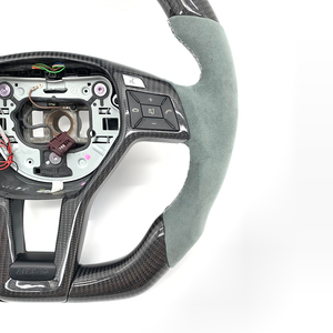 Volante de Carbono Personalizado Profesional RPPF para Mercedes 2012-15 Clase A W175/E350/C63/W204/E63/Cls63/Slk55 AMG/CLA 2020 - Product Image 3