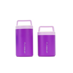 <span class=keywords><strong>Termo</strong></span> con tapa de Asa portátil, tarro térmico para alimentos con mango grande, tapa de tornillo, fiambrera, caja de gachas - Product Image 2