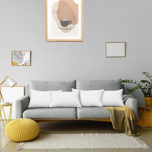Gối chèn hình chữ nhật vuông nội thất Sofa Gối chèn-Gối trang trí chèn cặp-ghế trắng - Product Image 6