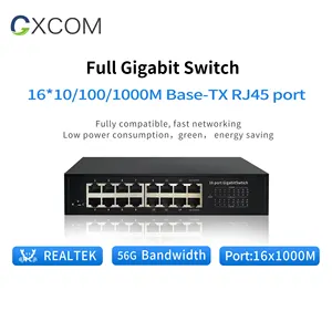 5 8 16 24 Cổng 10/100/1000Mbps Switch Cắm Và Chơi Máy Tính Để Bàn Mạng Ethernet Gigabit Chuyển