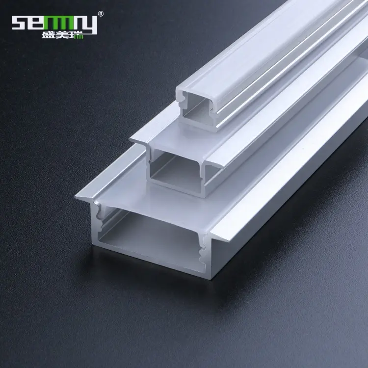 Großhandel Aluminium Einbau eloxiert Extrusion LED-Streifen LED-Profil Aluminium LED-Streifen Licht Aluminium Dekorationen Streifen