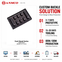 Plastic Foot Stand Model AM83302A with Functional Design for B2B Accessory Assemblies, Custom Color and Logo OEM Supply