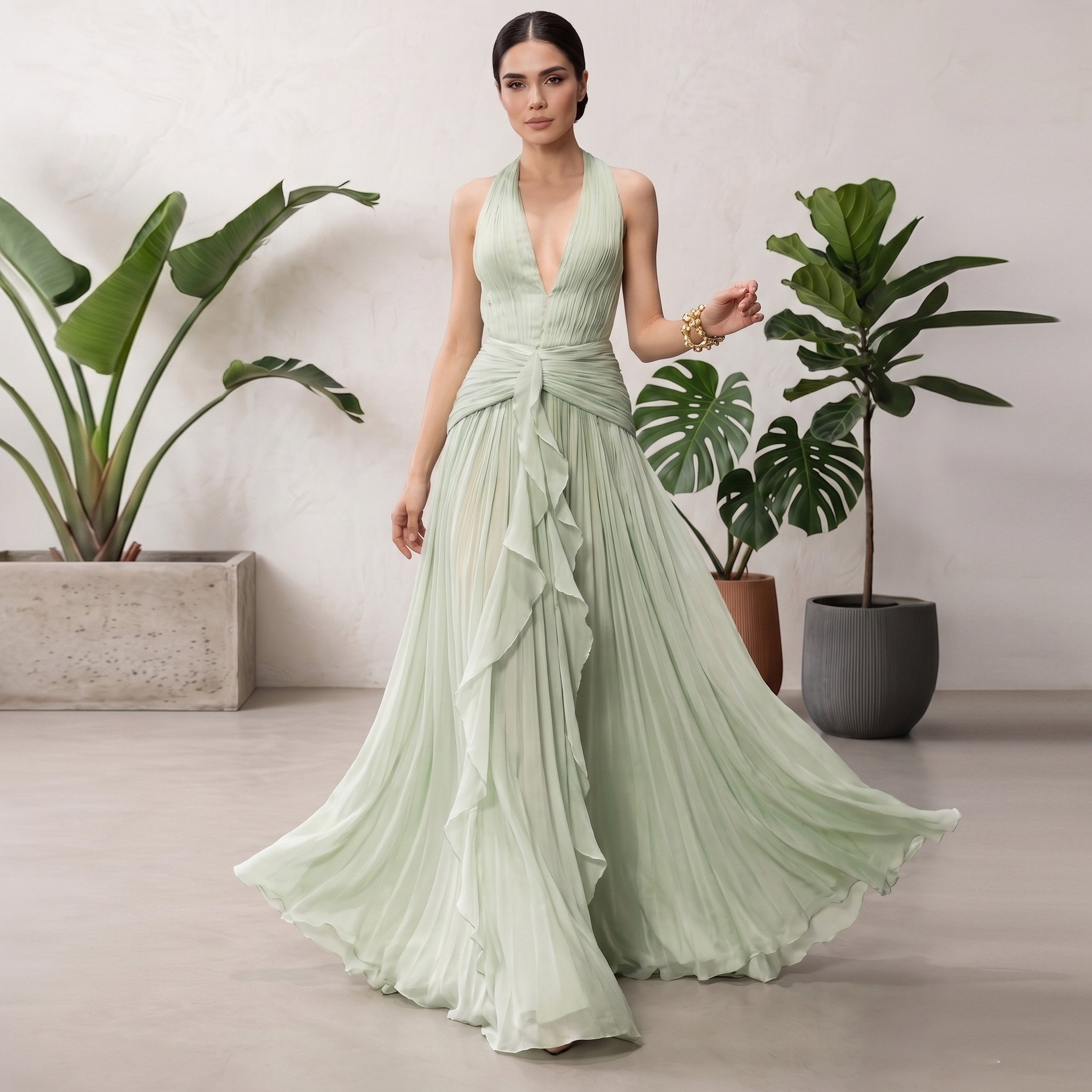 sachin and babi light blue dress Chiffon Train Dresses