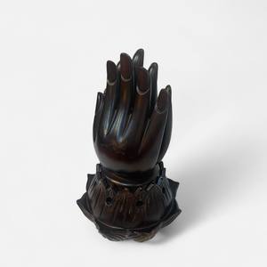 Venta Directa de Fábrica, Estatuas Budistas de Madera, Mano de Buda, Figura de Manos en Oración, Estatua con Gesto de Mano - Product Image 2