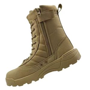 स्टॉक स्वैट में ज़स्टेप ZS-H108 माइक्रोफाइबर चमड़े के शीतकालीन जिपर लड़ाकू बूट जंगल चढ़ाई करना रेगिस्तान सामरिक जूते - Product Image 2