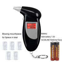 Offres Spéciales haute précision soufflant Semi capteur LCD alcootest affichage détection rapide testeur d'alcool alcootest