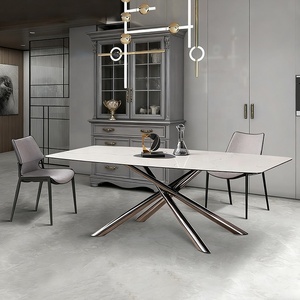 Cấp bằng sáng chế Malaysia phong cách lớn hình chữ nhật/Vòng phòng ăn Bàn thiết lập với 8 ghế kỳ lạ tối màu đen gỗ hàng đầu - Product Image 5