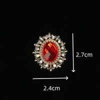 K-Style strass miroir perle cheveux accessoires bricolage mariée coiffure ventilateur matériaux décoratifs pour chaussures résultats composants