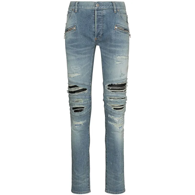 OEM חדש סגנון בתפזורת סיטונאי שטף ripped מותג פרטי ג 'ינס לגברים