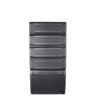 RQSONIC LA412D-COMBO Sistema de Sonido Profesional de Audio PA de 1000 W, Altavoz Activo para Conciertos, Sistema de Altavoces Line Array
