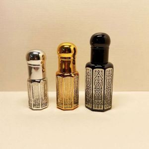 Custom Luxury Empty <b>Essential</b> <b>Oil</b> Attar Bottles Boxes <b>Set</b> Magnetic Packaging Arabic Glass Roll on Screen Printing - Product Image 2