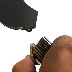 Rouleau d'autocollants ignifuges Vizlent Black UL94 VTM-0 pour étiquettes personnalisées de batteries de téléphones portables et tablettes - Product Image 2