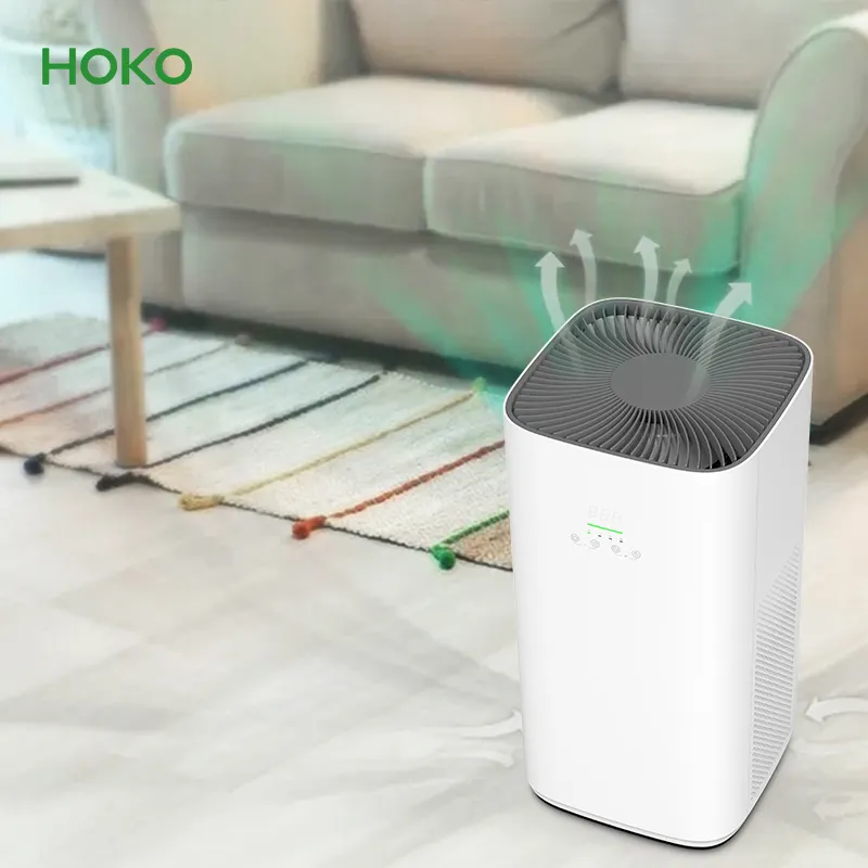 Purificador de aire portátil inteligente con Wifi para el hogar, purificador de aire con filtro para el hogar, 3m, venta al por mayor