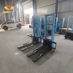 עצמי טעינת מלגזה נייד יד קטן ידני חצי חשמלי עצמי עומס הרמה - Product Image 3