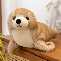 Peluche Lion de Mer 30 cm – Décoration de Fête d'Halloween, Coussin Animal en Peluche, Jouet pour Machine à Pinces, Cadeau