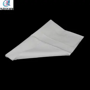 Tấm Phủ Họa Sĩ Vải Không Dệt Lông Cừu Trắng Vải Vi Sợi Màng LDPE Nhẹ Trơn 100% Polyester Vải Nỉ Không Dệt