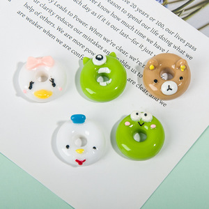 Resin Accessories Phone Case Pendant Key Chains Hairpin Earrings Miniature Resin Charms Resin Crafts for Decoration