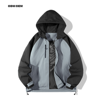 Veste de travail en patchwork rétro tendance américaine sur mesure saison d'hiver style extérieur coupe-vent