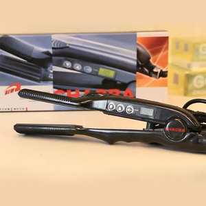 CHAOBA năm Phạm vi có thể điều chỉnh nhiệt độ rộng bảng điều chỉnh tóc ép tóc Titan sưởi ấm nhanh thiết bị Salon Curler phẳng sắt - Product Image 6