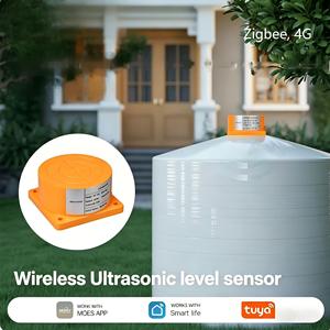 Sensor de Nivel Ultrasónico Inalámbrico Industrial Tuya Smart WiFi, Rango de 0.1-4.0m, Precisión del 0.5%, 100-240V, Sin Contacto, para Agua/Aceite, LARGA DISTANCIA - Product Image 1