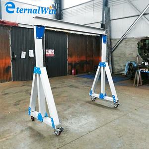 رافعة جسرية متحركة يدوية الارتفاع قابلة للتعديل من سبائك الألومنيوم رافعة جسرية متنقلة - Product Image 6