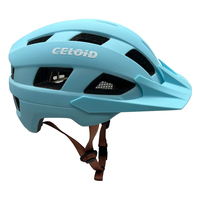 Casque de vélo VTT rechargeable PC+EPS pour adulte, casque de cyclisme tout-terrain OEM ODM avec aérations
