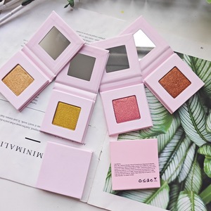 Etiqueta privada Alto pigmento Diamond Shimmer Highlight Palette Cosméticos naturales Polvo prensado Personalice su marca - Product Image 3