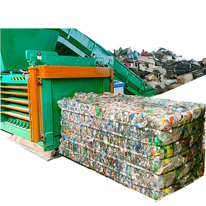 Tự động ngang Baler thủy lực và các tông baling Báo Chí máy vật liệu tái chế - Product Image 1