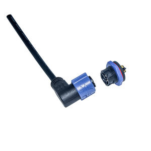 موصل كابل M20 ذاتي القفل بزاوية 90 درجة، <span class=keywords><strong>2</strong></span>/<span class=keywords><strong>3</strong></span>/4/5/<span class=keywords><strong>3</strong></span>+<span class=keywords><strong>3</strong></span> أسلاك، مقاوم للماء IP67، ذكر/أنثى، للوحة الأمامية/الخلفية، للسيارات والأجهزة المنزلية - Product Image 3