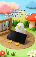 Lampe tactile LED rechargeable en silicone, design Canard à longues pattes, avec capteur de mouvement, protection oculaire, 2 vitesses, mini lumière d'ambiance colorée pour chambre