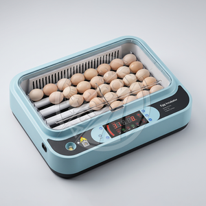 Nuova Incubatrice Digitale Automatica per <span class=keywords><strong>Uova</strong></span> di Pollame 48-96 <span class=keywords><strong>Uova</strong></span> con Controllo Automatico di Temperatura e Umidità, Vassoio Rotante, Tasso di Schiusa del 98% - Product Image 2