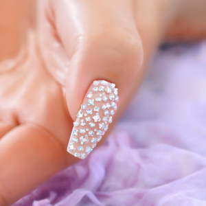 ILAN Star Strass 3x6mm Bianchi 8g Per Accessori Nail Art - Product Image 3