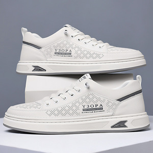 Y3OPA Zapatillas transpirables para hombre, suela de goma de tacón bajo, zapatos informales para el ocio - Product Image 2