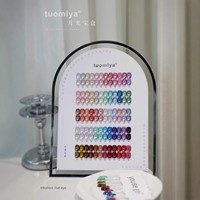 Suuseegel Tomiya Gel Nail Cat Eye 60 Couleurs Magnétique Effet Œil de Chat UV Gel Vernis à Ongles Non Toxique pour Salons de Manucure Professionnels et DIY