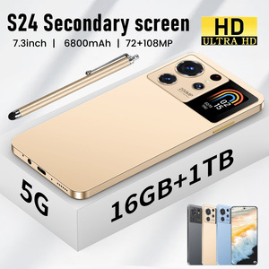 Smartphone S24 Ultra 5G LTE à prix réduit 2026, écran HD Octa Core LED 120Hz, 16 Go + 1 To de stockage, appareil photo 108 MP, espagnol, anglais - Product Image 3