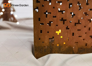 Al Aire Libre impermeable moderno césped luz Corten acero paisaje bolardo Luz - Product Image 6