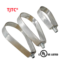Support de suspension de tuyau de plafond en acier au carbone galvanisé avec placage en zinc pour l'alimentation en eau des bâtiments