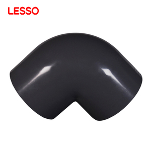 LESSO Tube d'eau en plastique écologique ASTM Standard Schedule <span class=keywords><strong>80</strong></span> <span class=keywords><strong>Pvc</strong></span> Pipe Fitting 90 Degree Elbow Fittings - Product Image 2