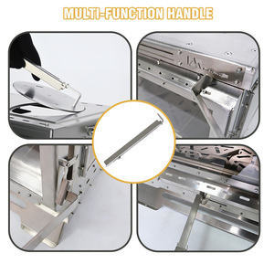 Poêle à <span class=keywords><strong>bois</strong></span> modulaire d'urgence en acier inoxydable INBESTCAMP pour le camping et l'extérieur - Product Image 2