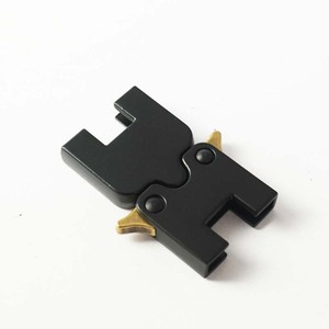 H-Shaped Zinc Alloy Buckle 19mm Inner Diameter Side Release For Belts <b>Webbing</b> Hardware Durable Black - Product Image 3