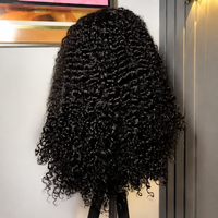 Peluca de Cabello Humano Vietnamita Virgen Barata, Estilo Pixie Rizado, Corta, Sin Pegamento, con Frente de Encaje HD 13x6 para Mujeres Negras, en Oferta