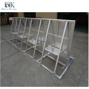 Vente directe usine – Barrières de sécurité pliantes en aluminium pour scène de concert, barrières de contrôle des foules Mojo - Product Image 2