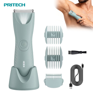 Rasoio Elettrico Professionale Pritech per Uomo, Ricaricabile, Lavabile, con Lama in Ceramica per Peli Pubici e del Corpo - Product Image 1