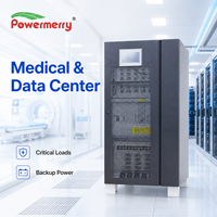 Onduleur industriel en ligne 400 kVA 320 kW triphasé 380 V 400 V avec batterie externe pour utilisation en milieu médical, centre de données et charges critiques