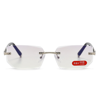 Zemen — lunettes de lecture sans bords pour hommes, verres de bonne qualité, anti-lumière bleue, de luxe, à la mode, en stock, vente en gros