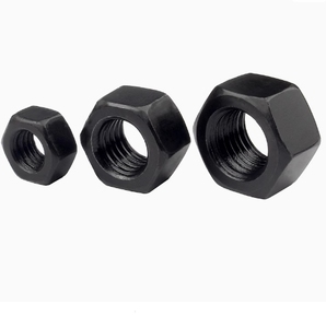 Độ bền kéo cao cấp 4.8 lạnh rèn Đen oxide Hex <span class=keywords><strong>Nut</strong></span> din934 Chất lượng cao hình lục giác các loại hạt từ Trung Quốc nhà máy nhà sản xuất - Product Image 2