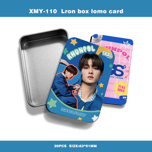 Enlace Total |   Caja de Metal Kpop con 30 Tarjetas Lomo Impresas en Alta Definición, Diseño de Autobús Tailandés BUS 4EVE Love Sick, Manualidades en Papel - Product Image 5