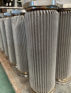 Cilindro de filtro plegable multicapa de acero inoxidable, interfaz de rosca interna de 30 micras, elementos de filtro de aceite líquido para motor - Product Image 6