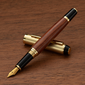 <span class=keywords><strong>Penna</strong></span> di Lusso in Legno di Redwood per Affari, Regalo di <span class=keywords><strong>Laurea</strong></span>, <span class=keywords><strong>Penna</strong></span> Neutra in Ottone Metallico, <span class=keywords><strong>Penna</strong></span> <span class=keywords><strong>Stilografica</strong></span> in Legno - Product Image 5